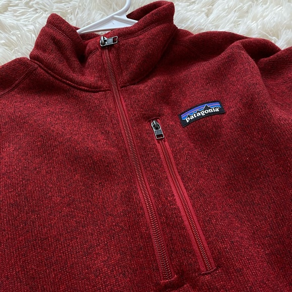 patagonia molten lava better sweater